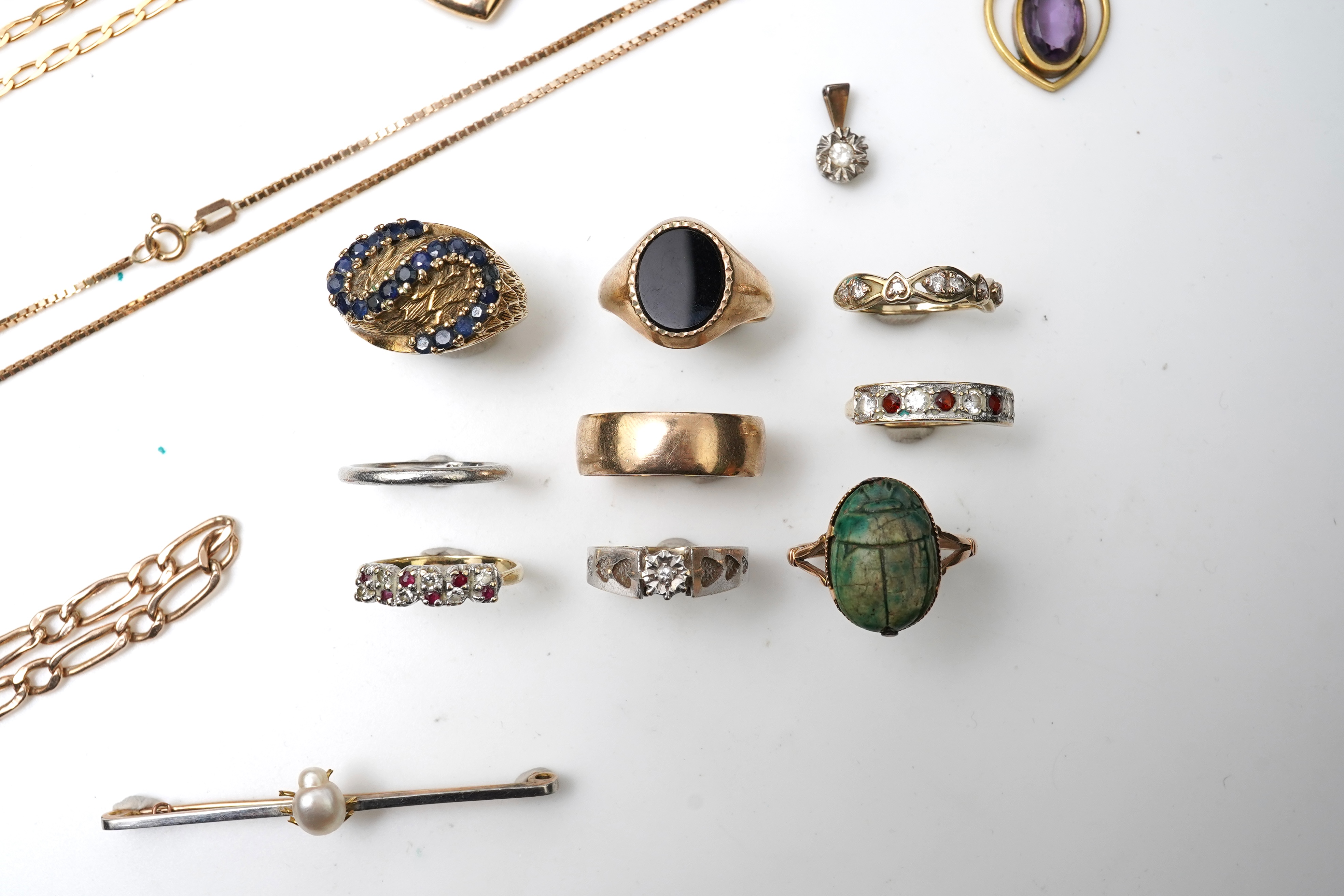 A collection of jewels